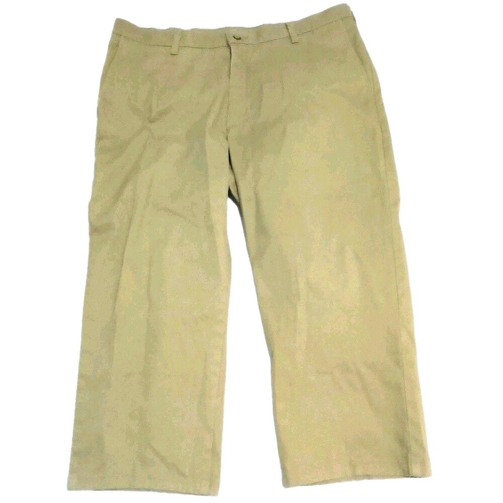 Lee Total Freedom relaxed fit Pants 38-30 Beige Men's Khaki Regular Adult Casual